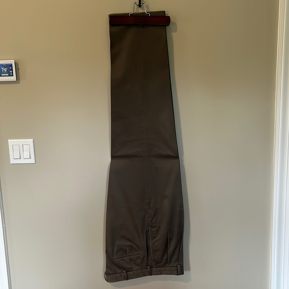Olive colored Brooks Brothers Chino pants. Size 34/34.